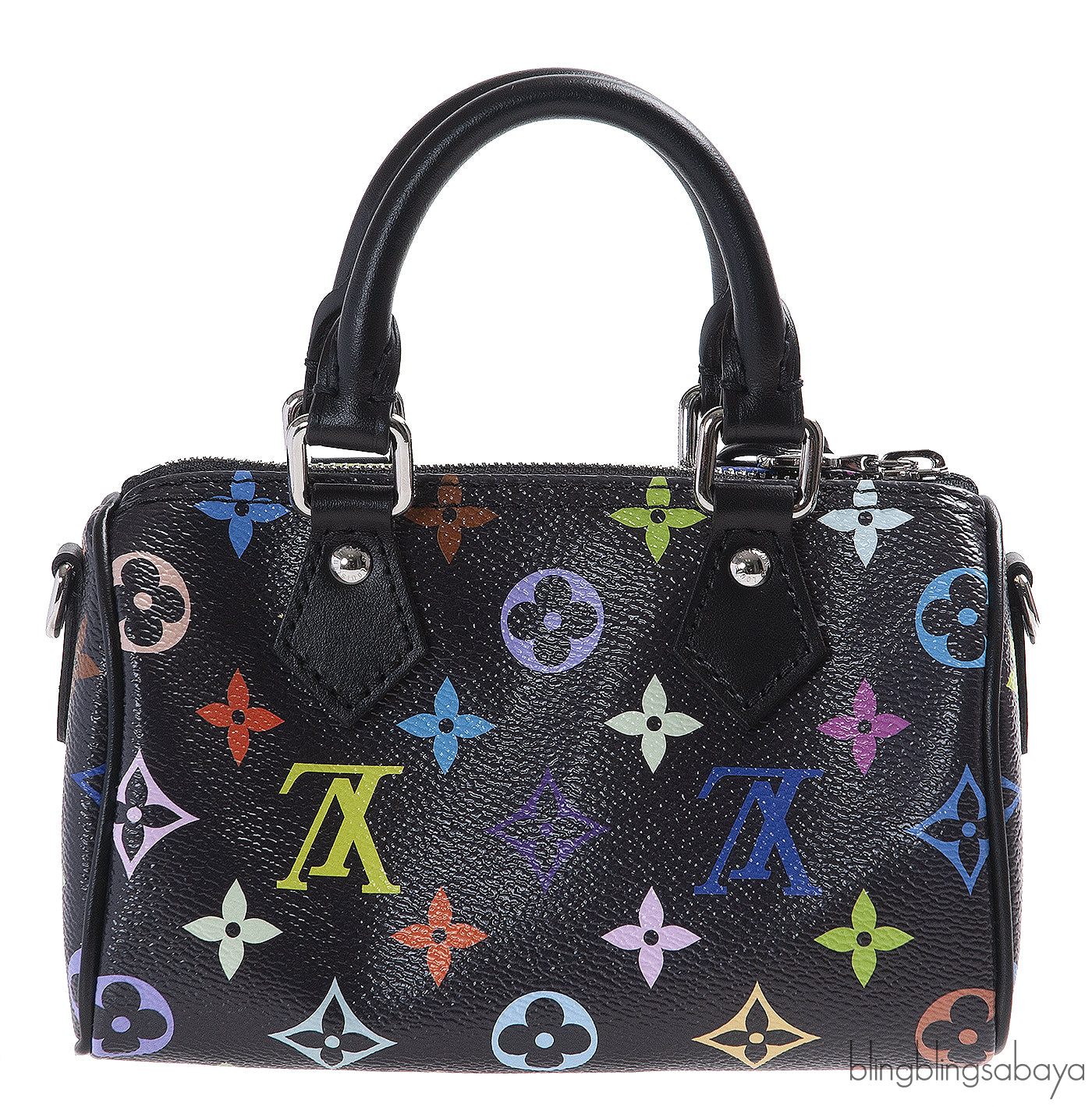 Louis Vuitton LV x TM Nano Monogram Speedy Black