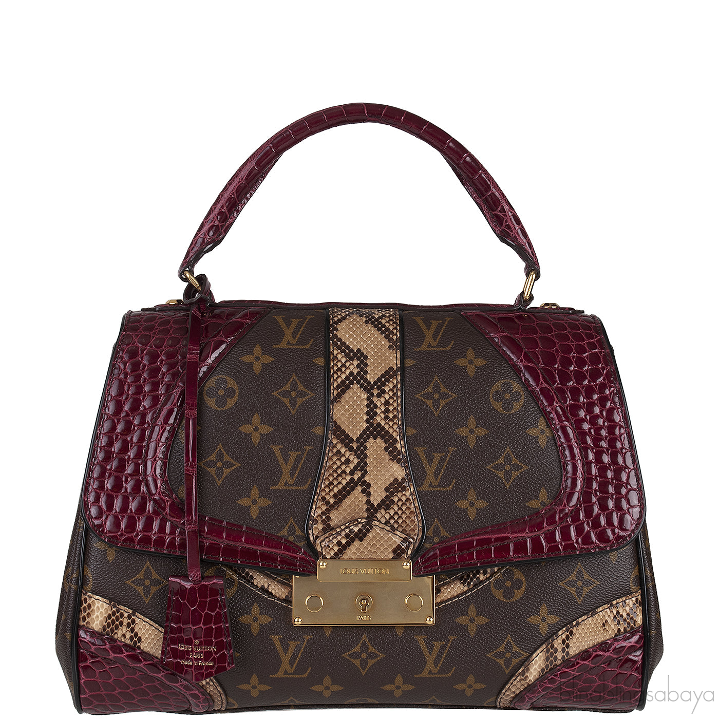 Burgundy Grand Marriage Monogramissime Bag