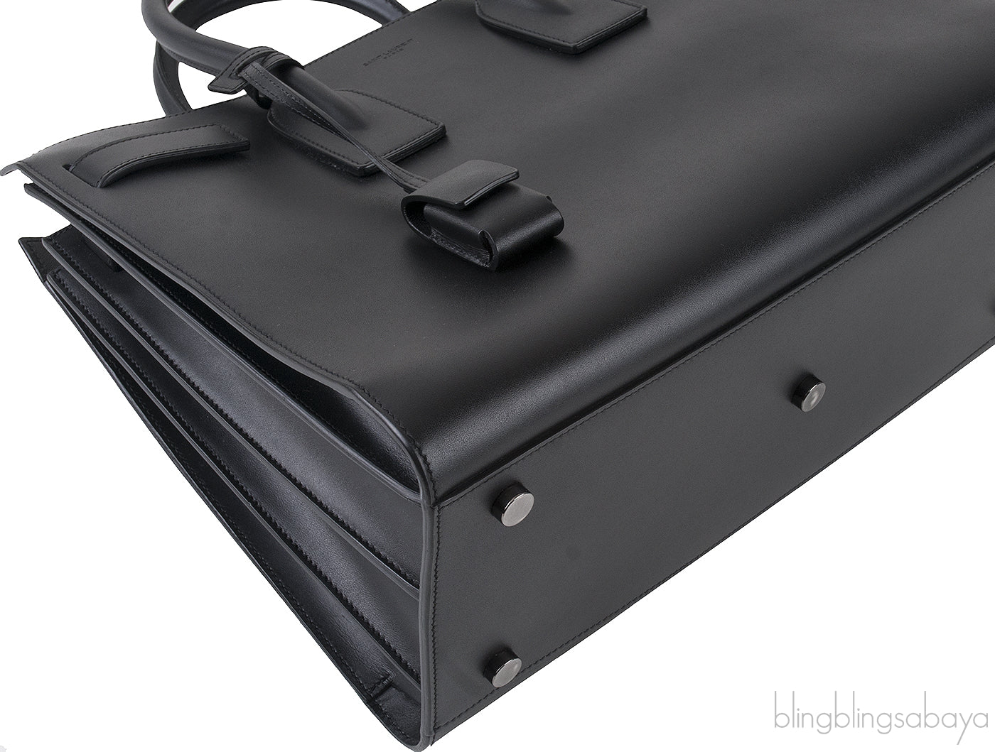 So Black Small Tenax Sac de Jour Tote Bag