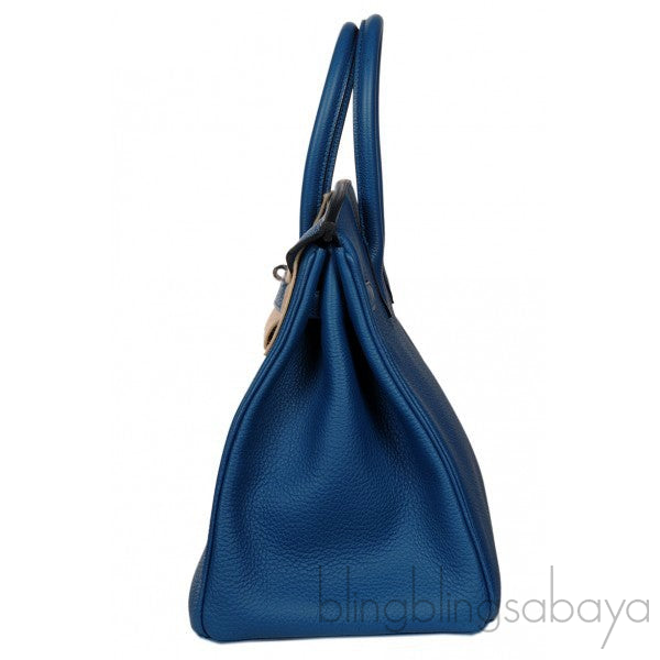 Birkin 35 Togo Blue de Galice