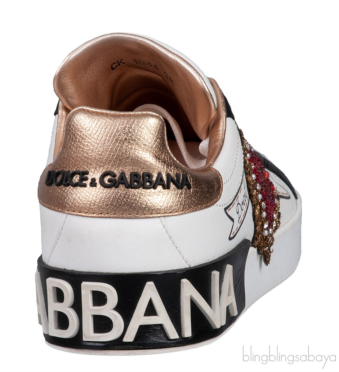 Portifino Printed Leather Sneakers
