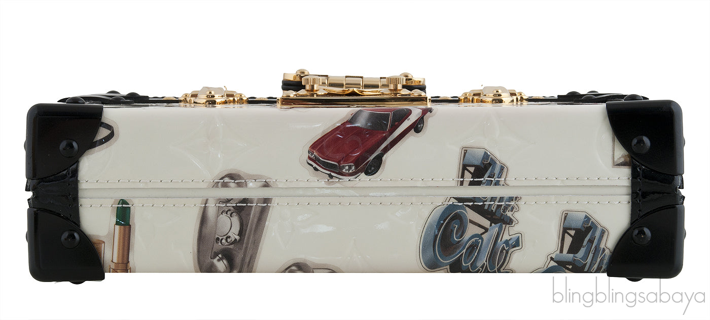 Petite Malle Sticker Clutch Bag