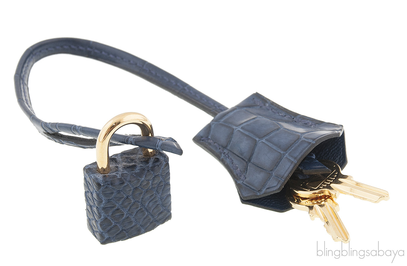 Birkin 30 Bleu de Prusse Croc