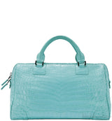 Tiffany Blue Crocodile Handbag