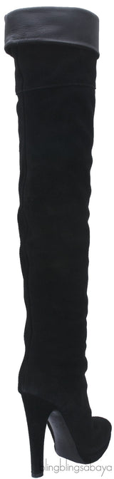Black Over-the-knee High Boots