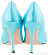 Tiffany Blue Satin Hangisi Pump