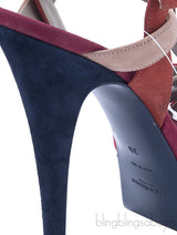 Multicolor Tribute T-strap Sandals