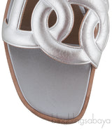 Omaha Silver Sandals