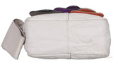 Multicolor Leather Saskia CLutch