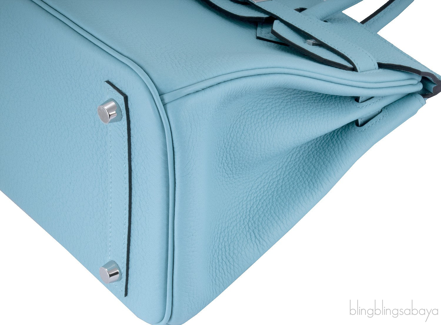 Birkin 30 Bleu Atol Togo PHW