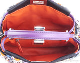 Peekaboo Mini Jeweled Satchel Bag