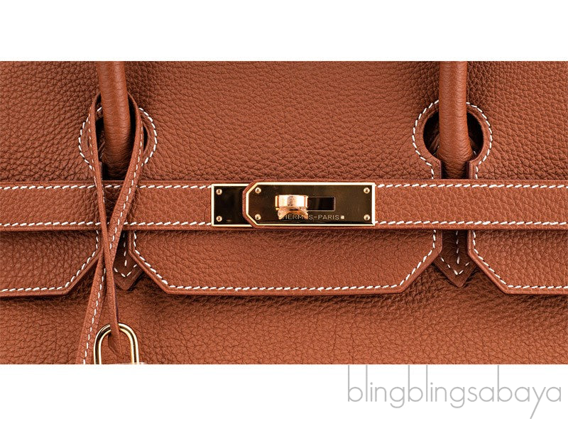 Birkin 40 Gold Taurillon Clem