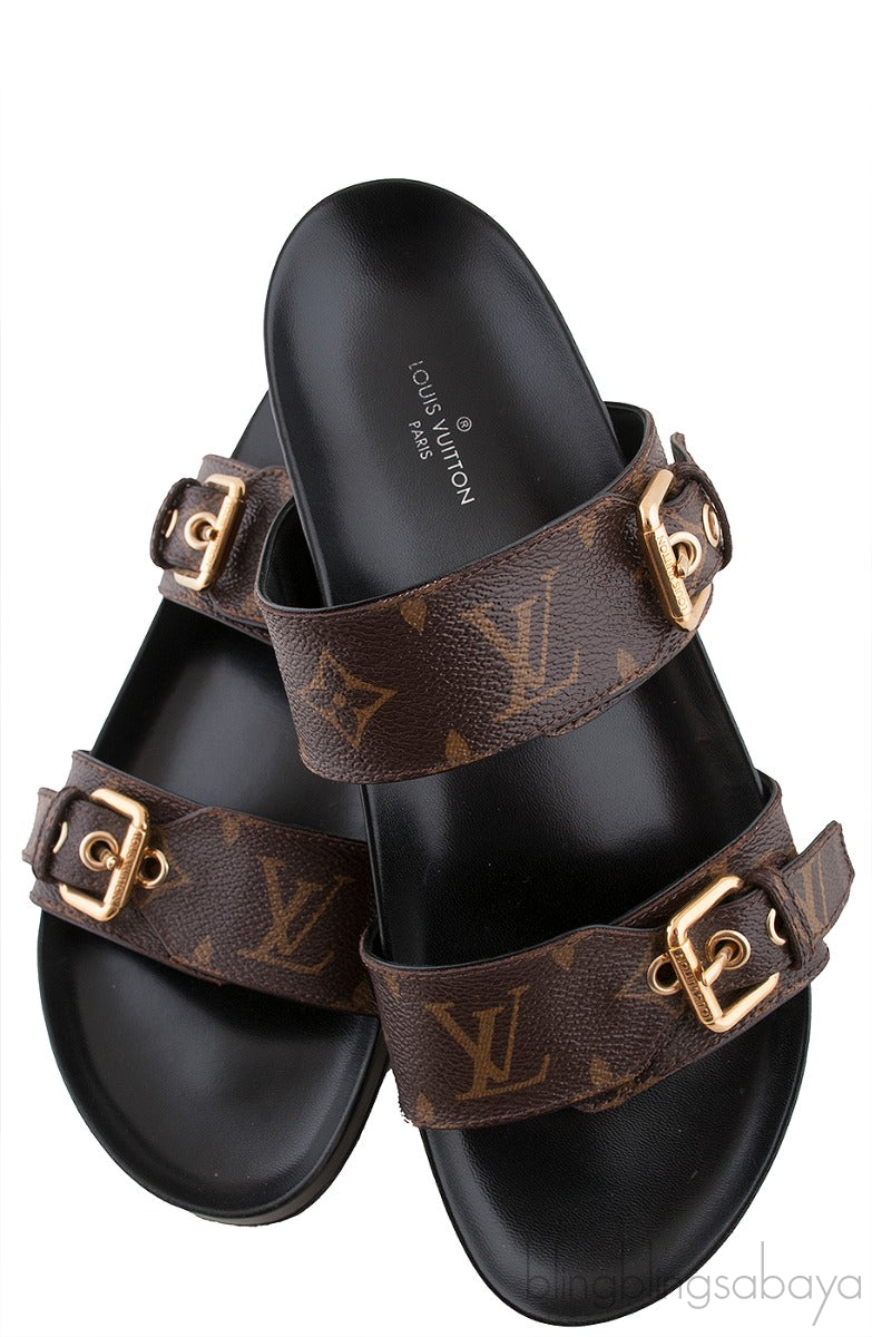 Monogram Bom Dia Flat Mule