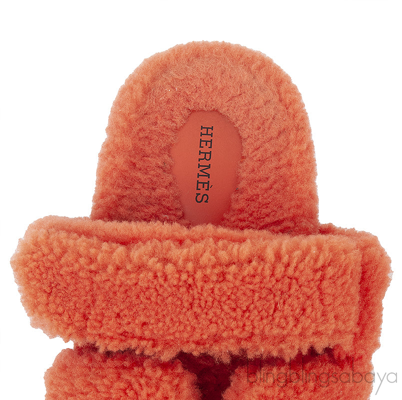 Orange Chypre Sandals