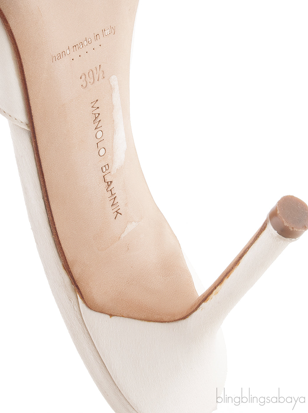 Off-white Hangisi Satin Mule