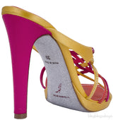 Multicolor Strappy Heels