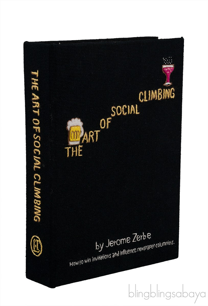 The Art of Social Climbing Book Clutch