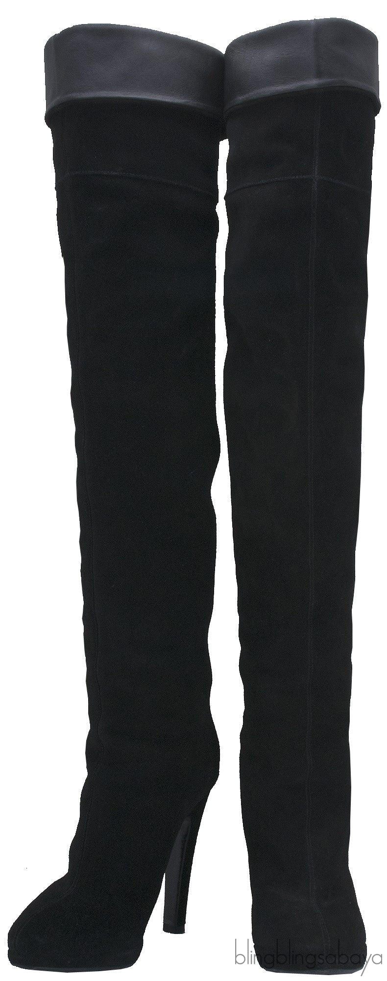 Black Over-the-knee High Boots