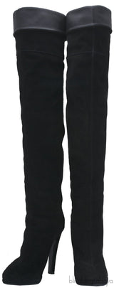 Black Over-the-knee High Boots