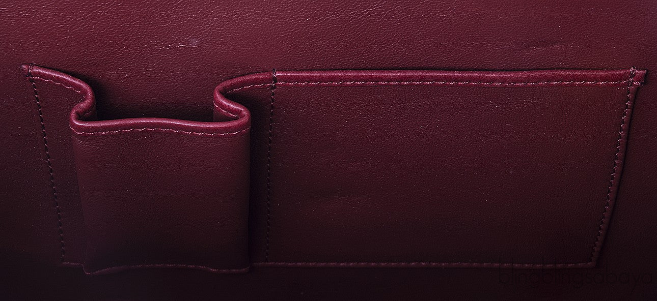 Mini Luggage Rust Maroon