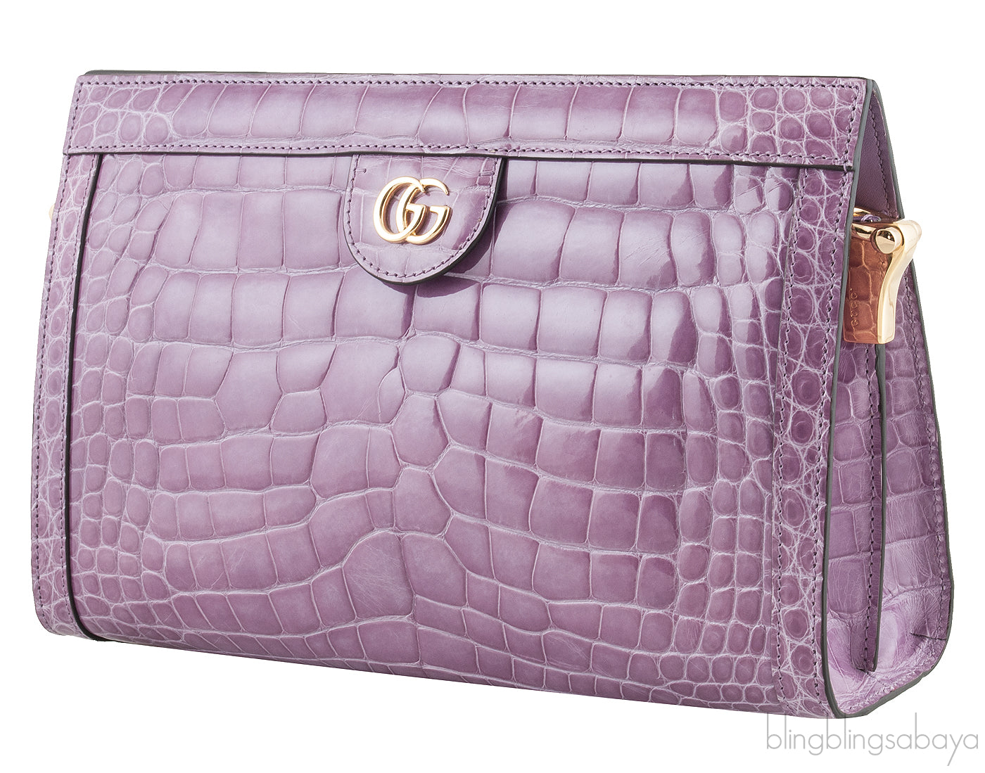 Ophidia Crocodile Shoulder Bag