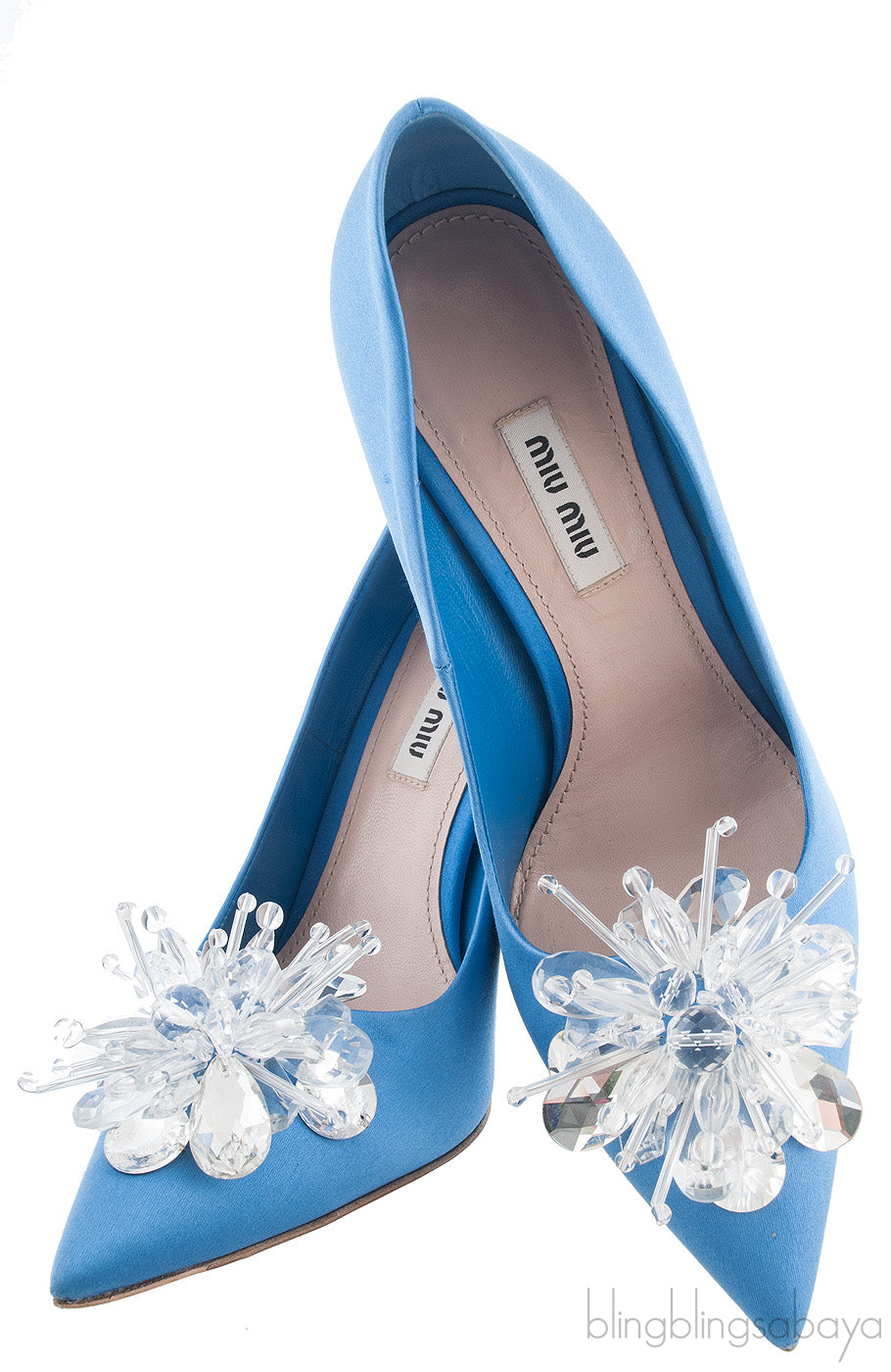 Mary Jane Crystal Bead Heels