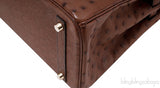 Birkin 30 Etrusque Chocolate Ostrich