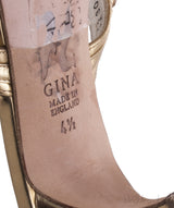 Gold Crystal Embellished Sandals
