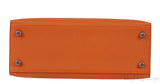 Kelly 25 Orange Epsom Sellier PHW