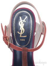 Multicolor Tribute T-strap Sandals