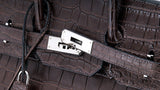 Birkin 35 Brown Matte Porosus PHW