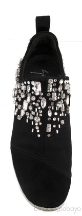 Gemma Crystal Black Sneaker