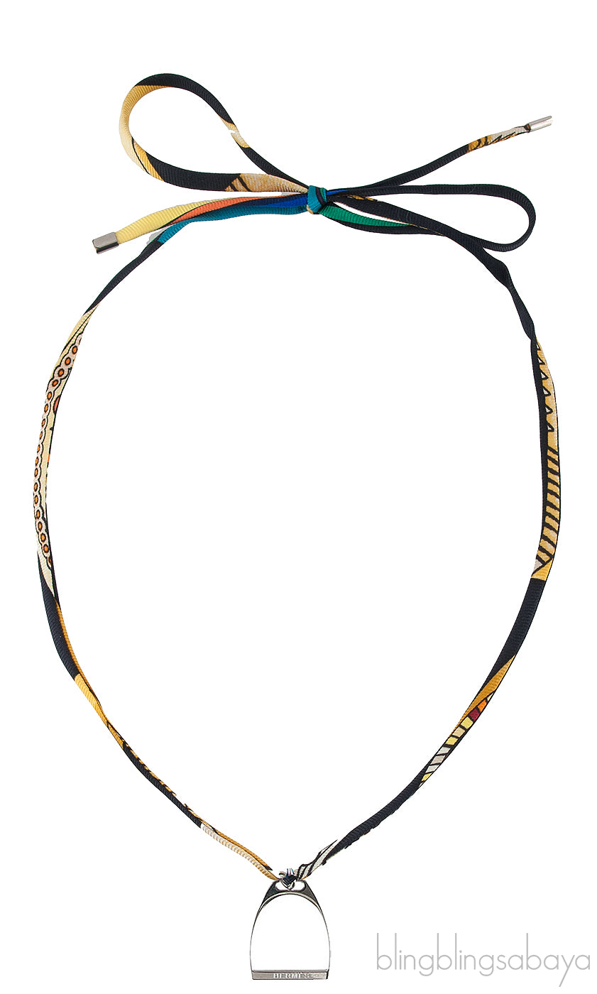 Multicolor Silk Necklace
