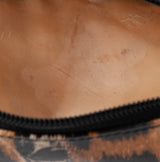 Leopard Print Patent Leather Accessories Pouch