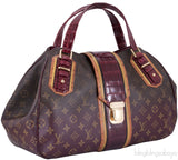 Monogram Grit Exotique Satchel