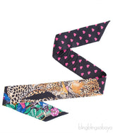 Jungle Love Love Black Twilly