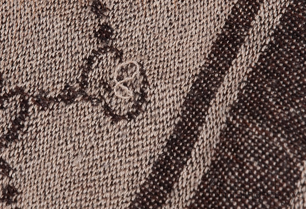 Gucci Fox Trimmed GG Patterned Stole