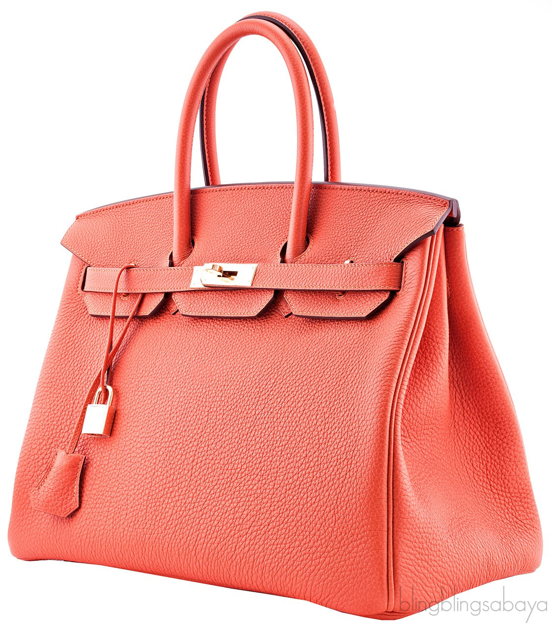 Birkin 35 Orange Taurillon Clem.