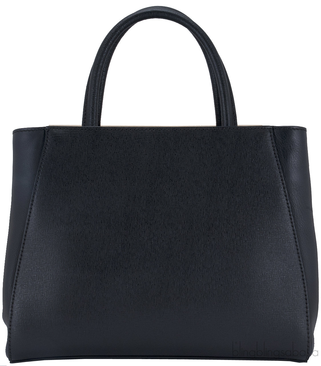 2Jours Small Textured Leather Shopper