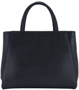 2Jours Small Textured Leather Shopper