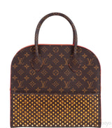 Monogram Pony Studded Shopping Bag