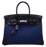 Birkin 35 Denim Ghillies Ltd. Edition