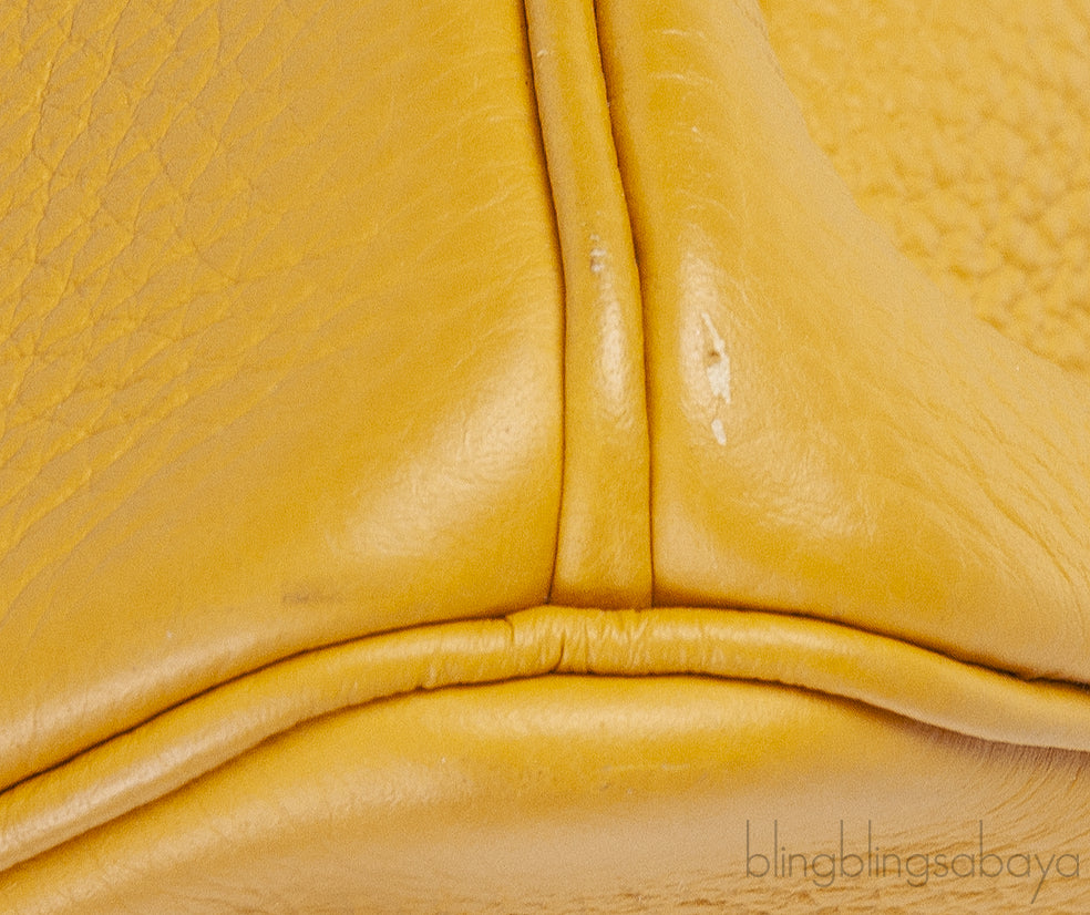Birkin 25 Jaune Ambre Togo PHW