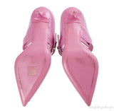 Alexander McQueen Pink Punk Buckle Mules