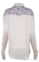 Off-white Floral Trim Shirt