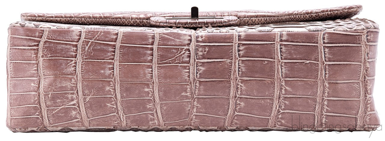 2.55 Reissue Alligator Nude Flap Bag