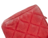 Chanel Small Velvet Clutch w/ Chain
