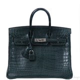 Hermes Birkin 25 Vert Cypress Matte Alligator PHW
