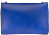 Blue Ginny Mini Leather Shoulder Bag