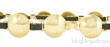 Marni Brass Disc Leather Belt